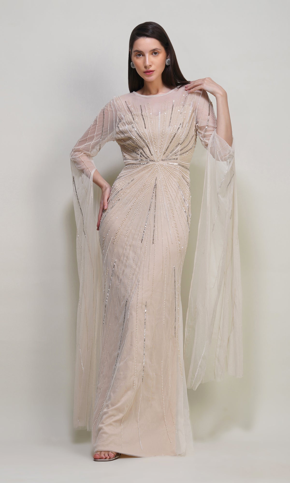 Desert Rose Evening Gown