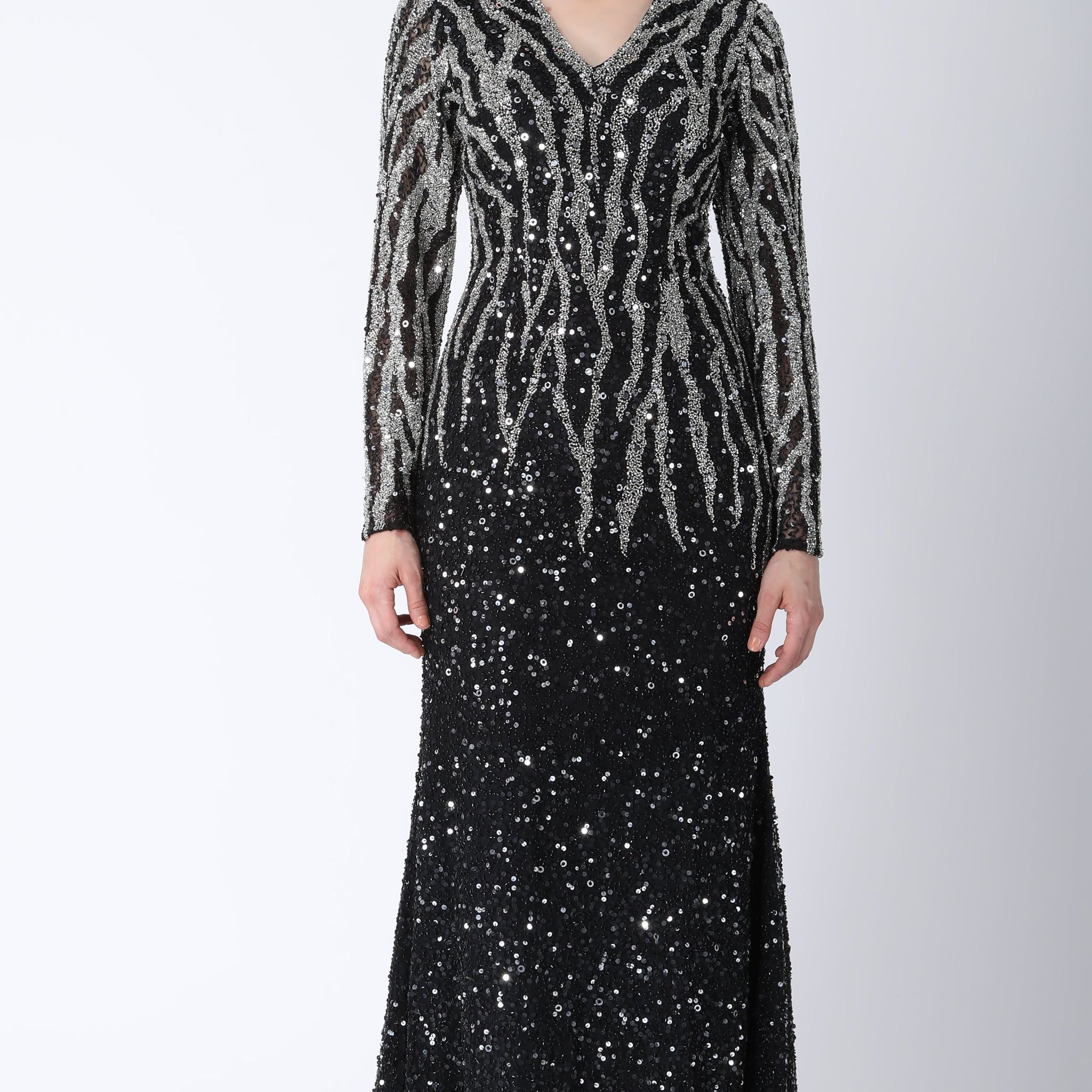 Beaded dress Black