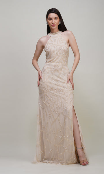 Elara Halterneck Gallajole i Beige